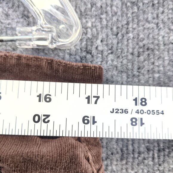 Charter Club Women's Corduroy Jeans Brown Plus Size 14 5-Pocket - Picture 9 of 10